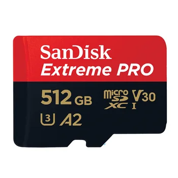 SanDisk Extreme Pro micro sd 64GB 128GB 1TB Pomnilniško Kartico 512G razred 10 cartao de memoria U3 A2 V30 1 TB tf flash kartice za gopro