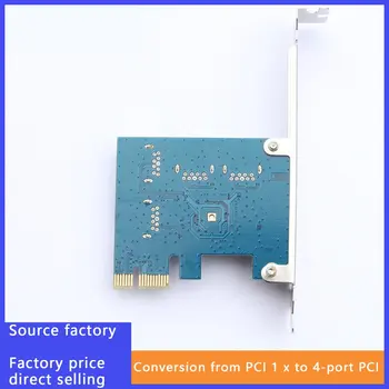 PCIe Enega Do Štirih PCI Express 16X Reže za Kartico Riser PCI-E 1X Na Zunanje 4 PCI-e Slot, USB 3.0 Riser Card