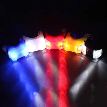 1pc MTB Gorsko Kolo Barvni LED Rep Zadaj Flash Svetlobe Luč 3 Načini Koles, Jahanje, Kolesarjenje Varnost Opozorilo Lučka Dropshipping