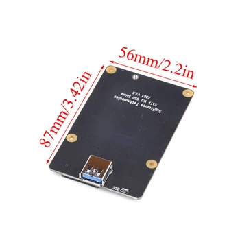 M. 2 NGFF SSD za Shranjevanje Trdi Disk Expansion Odbor X862 USB3.1 Ščit Razširitev Modul Z Ohišjem, Ki Je Za Raspberry Pi 4 Model B