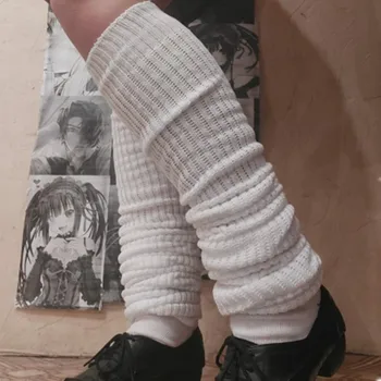 Japonski Modni Anime Sladko Dekle, Leg Ogrevalnike Volne Žogo Pletene Noge Kritje Ženske Jeseni, Pozimi Noge Toplejše Nogavice Kup Kup Nogavice