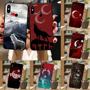 Turčija turškega volk Pribor Telefon Primeru Za Xiaomi Redmi opomba 7 8 9 t k30 max3 9 s 10 pro lite