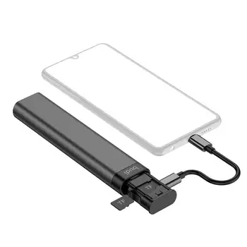 BUDI Multi-funkcijo Smart Ac 6 Kartico za Shranjevanje Podatkov Kabla USB KARTICE Pomnilniške Vrste Univerzalni Za IPhone Xiaomi Huawei Prenosni