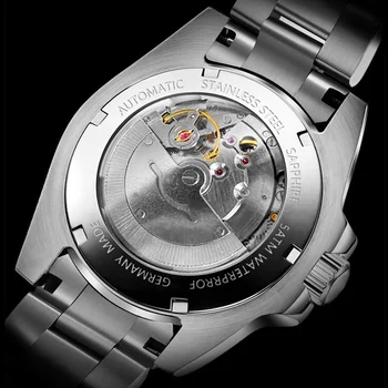 Vroče prodaje 2020 Moške luksuzni Top blagovne znamke moški digitalni mehanski avtomatski ure ročne ure za moške gledal človek iz nerjavečega jekla