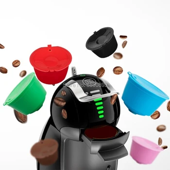 3/6pcs Paket za Večkratno uporabo Dolce Gusto Aparat za Plastično Kapsulo ponovno napolniti Združljivo Dolce Gusto Nescafe aparat za Kavo Kava Filter