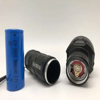 XHP70 super svetla svetilka 3-speed mode USB kabel za polnjenje shockproof neprepusten lučka super svetla luč 200,000 moč