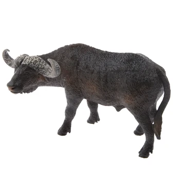 Visoko Simulacije Živalskega Modela, Ročno Poslikane Buffalo Akcija Slika Model, Igrače za Otroke, Malčke Boys Deklice