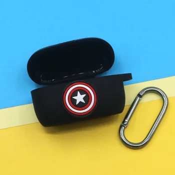 Marvel Silikonski Zaščitni Pokrov Lupini Anti-padec Slušalke Primeru Za Jabra Elite Aktivno 75t Pravi Brezžični Bluetooth Čepkov
