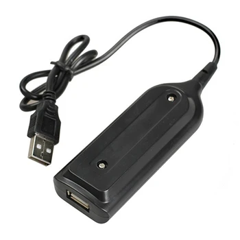 4 Port Razdelilnik USB 2.0, Visoka Hitrost Črno Mini Hub Socket Adapter za Prenosni RAČUNALNIK
