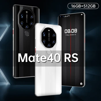 Deca Jedro 6800mAh 4G LTE 5G Omrežje Mobilni Telefon, 16GB 512GB 7.3 Palčni Full Screen Globalni Različici HUAWE Mate40 RS Pametni telefon