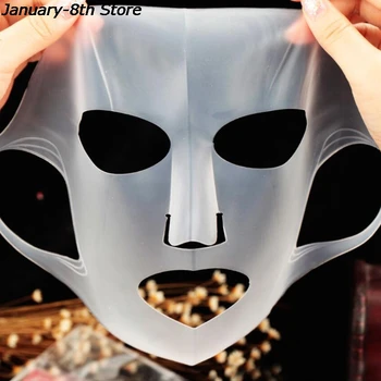1Pcs Silikonski Vlažilna Maska za Večkratno uporabo Nepremočljiva Maska za Nego Obraza Orodje, Da se Prepreči Izhlapevanje Olje Maske