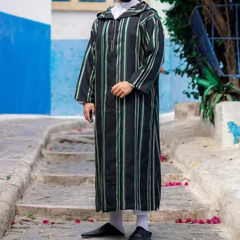 Pomlad/Poletje 2021 Islamske Moške Abaya Vzhodni Muslimanskih Dolgo Oplaščeni Abaya dubaj tam kaftan obleko arabski tam kaftan thobe za moške