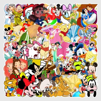 56Sheets Ne Ponovite Anime Risanke Disney Nalepke Risanka Nalepke za Prtljago Skuter Laptop Vode Pokal Avto Nepremočljiva Nalepke