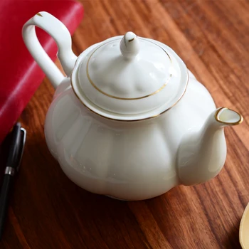 Izdelava čajnik Evropskem slogu, keramični črni čaj kosti pot Popoldanski čaj set Home velika zmogljivost filtra keramični lonec