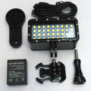 Izpolnite Lučka Lučka za Napajanje Lučka Kamere Potapljanje vodoodporna LED Luč Za GoPro Hero 9 7 8 6 5 Xiaomi Yi 4K Mijia Sjcam SJ8/10 H9R T5E