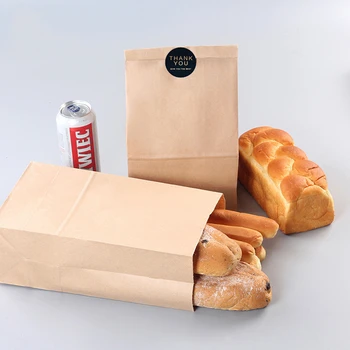 Kraft papir, Kraft papir vrečko darilo hrane sendvič peko poroko dobave embalaža vrečko reciklirati takeaway vrečko