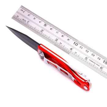 Folding Nož Za Kampiranje Orodje Prenosnih Pocket Preživetje Reševanje Mini Lupilnikom Keychain Taktično Lov Na Prostem Orodja Večfunkcijsko