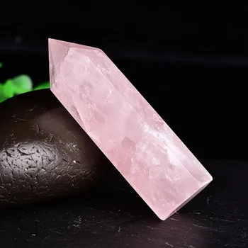 4-10 cm Naravno Rock Pink Rose Quartz Kristal, Kamen Točke Zdravljenja Kristalni Kamen Dekoracijo Obrti naravnega kamna decorationD2