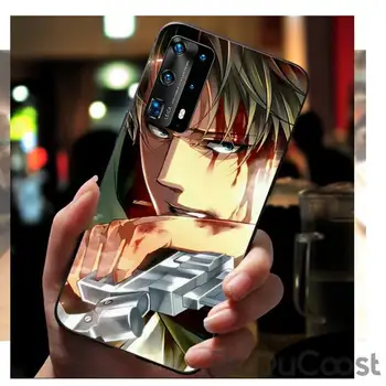 Anime Napad Na Titan Levi Ackerman Primeru Telefon Za Huawei P20 P30 P20Pro P20Lite P30Lite Psmart P10 P40 pro