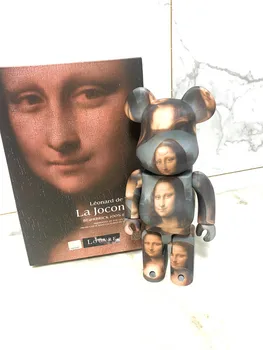 Nove Prodaja Bearbricklys 400% 28 cm Pisane Kroglice Pvc figuric Bloki Medved Lutka Dekoracijo Modeli Prijatelji Igrače Božično Darilo