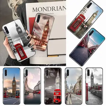 London Avtobus Angliji Telefon Telefon Primeru Za Samsung galaxy S 9 10 20 10 21 30 31 40 50 51 71 s upoštevajte, 20 j 4 2018 plus
