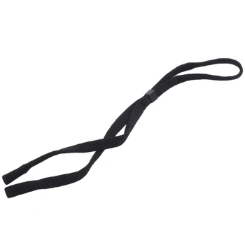 Šport Sunglass Vratu Traku Eyeglass Kabel, Vrvica Za Opaljivanje Tega Imetnika Črna