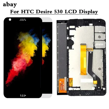 Preizkušen Za HTC Desire 530 LCD-Zaslon, Zaslon na Dotik, Računalnike Montaža Z Okvirjem Za HTC 530 LCD-D530 Zaslon Nadomestni Deli