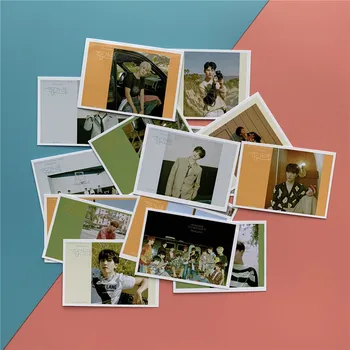 16pcs/set Kpop Sedemnajst Photocard nov album fotografija HD Tiskanje visoke kakovosti Dopisnica Lomo Sim K-pop sedemnajst novih turistov