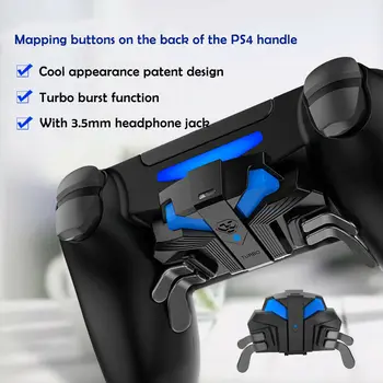 Krmilnik Nazaj Razširitev Gumb Za PS4 Slim/ Pro Gamepad Zadaj Razširitev Ključnih Adapter Za Sony PS4 Vesla Z Vtičnica za Slušalke