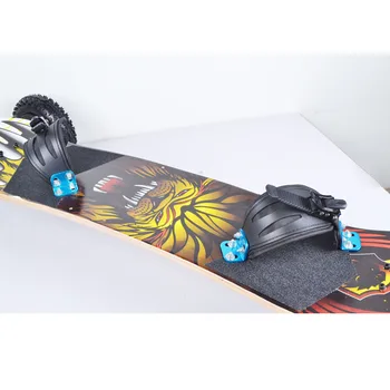 1 Par Električni Skateboard Trak Držalo za Sponke Stopala Trakov Črn Najlon Non-slip Povoj Pasu Off Road Hoverboard Dodatki