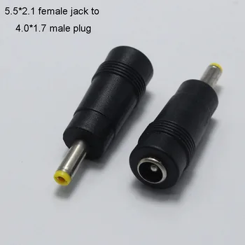 1px 5.5x2.1 mm ženski priključek na 5,5 mm 3,5*1.35 mm 2,5 mm vtič DC Napajalni Konektor Adapter za ventilator svetilka obraz pranje instrument
