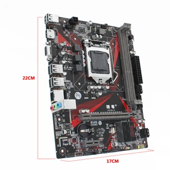 Matična plošča H61 LGA 1155 Za Intel core i3 i5, i7 Xeon E3 V2 1155 procesor DDR3 16 G 1333/1600MHZ spomin VGA+HDMI H61M-H