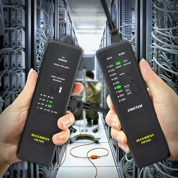 MAXRIENY FWT8X Digitalni Signal Dvojni Način Omrežja Žice Skladu Finder Analyzer Detektor Primerjavo RJ11 RJ45 Natančno Ethernet Sledilnega