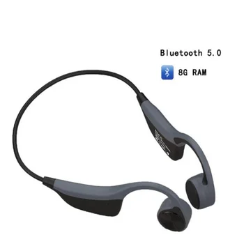 B2 Kostne Prevodnosti Bluetooth Brezžične Slušalke Stereo Slušalka Vgrajen 8G Pomnilnika Kartico HD Šport Vodotesne Slušalke Z Mikrofonom