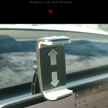 Avtomobilski Telefon Gori Nosilec za Telefon, ki Podpira nadzorni Plošči Gori Imetnik Modela Y Držalo za Telefon Pribor za Tesla Model 3