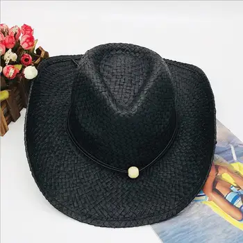 2021 poletje papirja, slame fedora klobuki za unisex priljubljena kul, lepo, lepo kavboj fedora klobuki unisex je klobuk za papir, slama