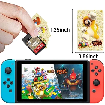 25piece Super Marioes 3D Svetu Bowser Fury NFC Amxxbo Kartica Združljiva za Vklop/Lite/Wii U