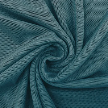 Temno modro-zelena elastična sila Očesa tkanine Najlon Spandex 4 način stretch za fazo noša stranka obleko oblačilo