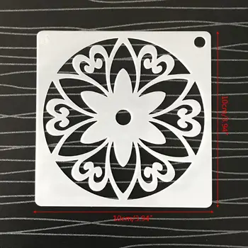 48pcs/set Mandala Matrice DIY Slikarstvo Album Kolorit Reliefi Album Dekor 24BB