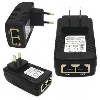 Kabel Pasivne Power Over Ethernet Adapter Kabel POE Delilnik DC 48V 0.5 A Napajanje Napajalni Modul Za IP Camea