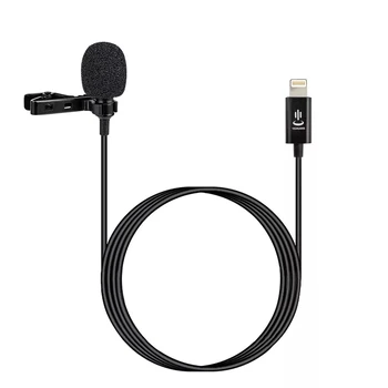 YC-LM10 II Telefona, Audio Video Snemanje Lavalier Kondenzator Mikrofon za iPhone 8 7 6 5 4 4S, ipad Huawei Sumsang HTC kot ZA-LM10
