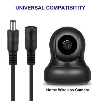 DC Priključek za Kabel Moški Ženski Podaljšanje Žice napajalna Vtičnica Napajalnik za Sodček Priključite Kabel 2.1 mm X 5,5 mm Za CCTV Varnostne Kamere HDVD