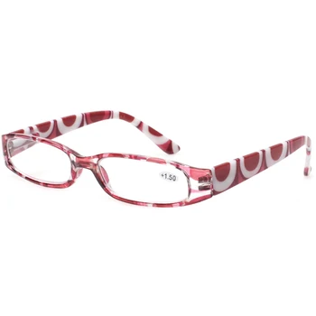 Boncamor Retro Natisnjeni Cvet Obravnavi Očala Spomladanski Tečaj Ultralahkih Presbyopic Očala Ženske Moški Dioptrije+0，+50+75+100...+600