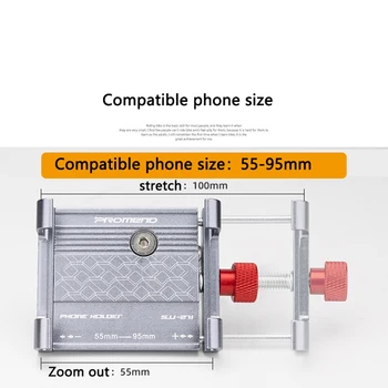 Izposoja Držalo za Telefon Za iPhone Xiaomi 3.5-6.8 palčni Pametni Nastavljiv Za Cesto, MTB Kolo, motorno kolo, Električno Kolo