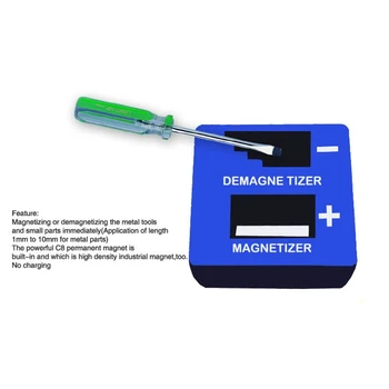 Modro Zeleno Magnetizer Demagnetizer Za Izvijač Nasveti Vijak Bitov Magnetni Pick Up Orodje Izvijač Visoke Kakovosti 1Pcs
