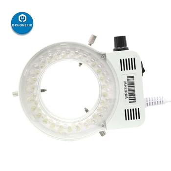 Nastavljiv 56 LED Obroč Svetlobe luč za ostrenje Lučka Z EU /ZDA /VB Plug Za Stereo Mikroskop Objektiv Fotoaparata Lupo 110V-240V Ac