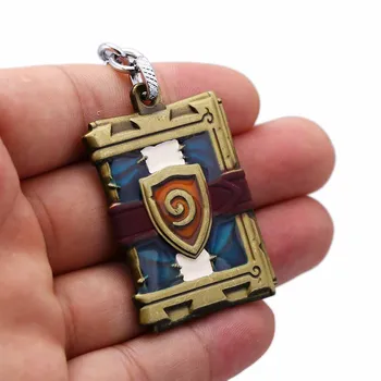 Popoln Komplet Hearthstone Zlitine Logotip Keychains Heros of Warcraft Sim Paket Avto Keyring Chaveiro Llaveros Igra Ključnih Verige Darila