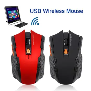 1600DPI Gaming Mouse Wireless Mouse 6 Keys 2.4GHz Wireless Computer Mice 2.4GHz Wireless Optical Mouse For PC Gaming Laptop