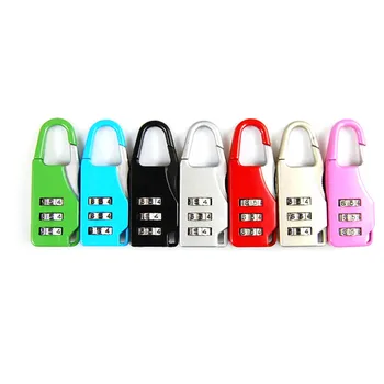 3 Mestno Kodo Kombinacija Password Lock Prenosni Travel Mini Cink Prevoz Prtljage Primeru Varnostno Ključavnico, Nahrbtnik Ključavnico Ključavnico