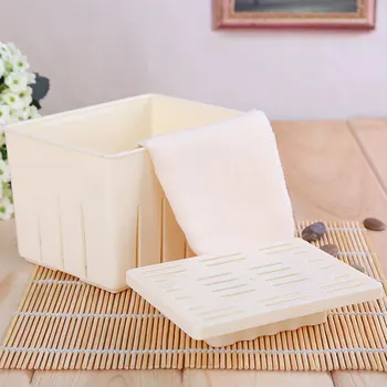 Vroče prodajo plastičnega soje rot pralni DIY domače tofu pritiskom plesni polje sir skupščine plesni kuhinja, kuhanje orodje set convenien